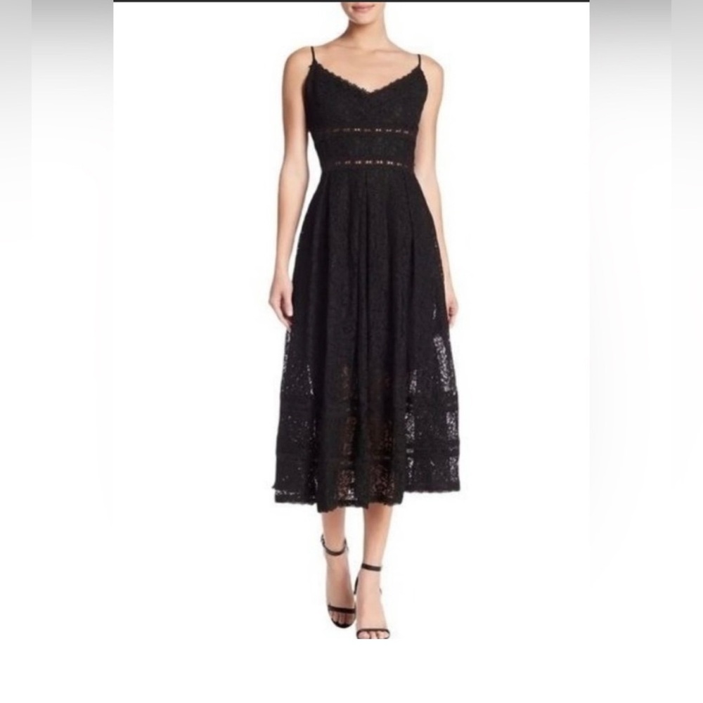 NWT Nordstrom NSR Lace Midi Dress